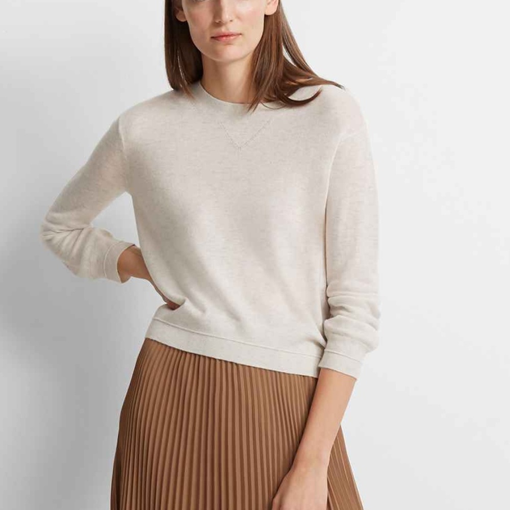 Club Monaco Cashmere Sweatshirt Sweater in Gray